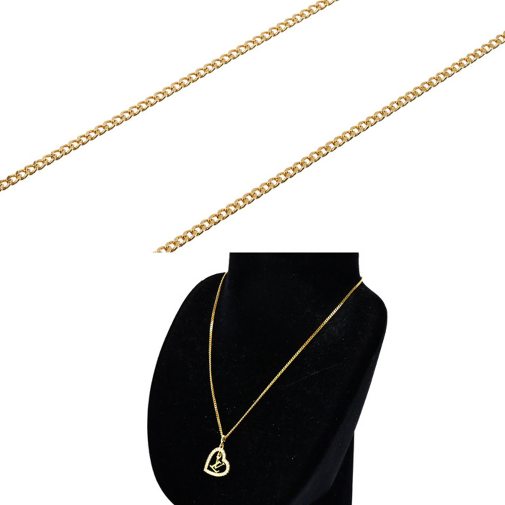LOUIS VUITTON Gold Heart Necklace - Picture 4 of 6